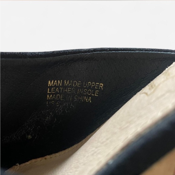 Mi.im Naomi Suede Cork Wedge Slip On Sandals in Black - Picture 6 of 7